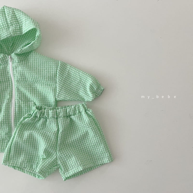 MY BEBE - Korean Children Fashion - #Kfashion4kids - Windbreaker Shorts Set - 12