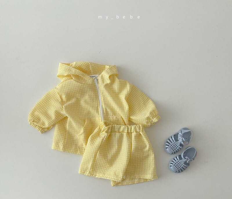 MY BEBE - Korean Children Fashion - #Kfashion4kids - Windbreaker Shorts Set - 5