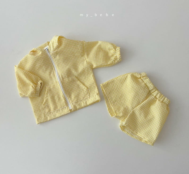 MY BEBE - Korean Children Fashion - #Kfashion4kids - Windbreaker Shorts Set - 6