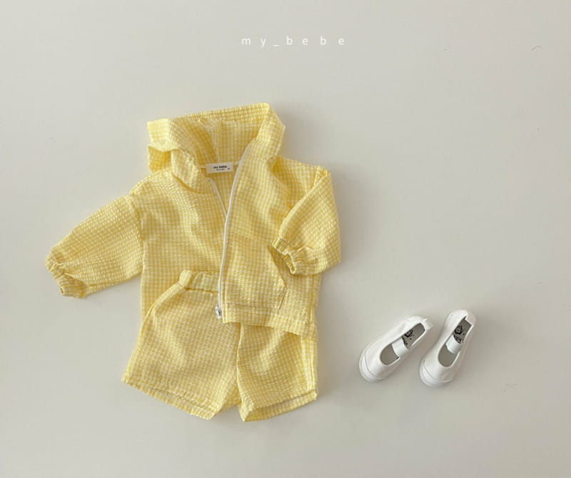 MY BEBE - Korean Children Fashion - #Kfashion4kids - Windbreaker Shorts Set - 7