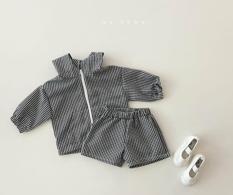 MY BEBE - Korean Children Fashion - #Kfashion4kids - Windbreaker Shorts Set - 9