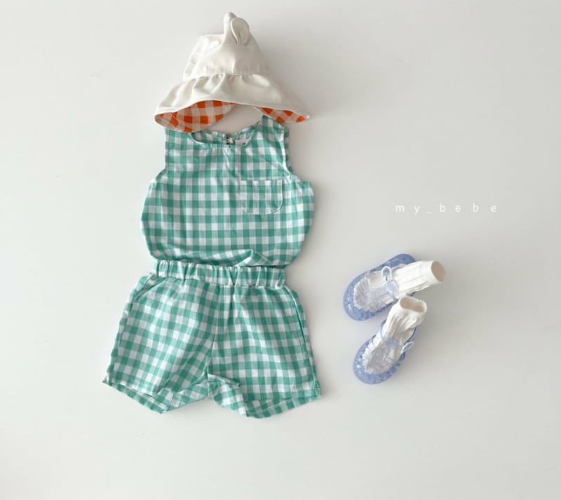 MY BEBE - Korean Children Fashion - #Kfashion4kids - Summer Sleeveless Bottom Set - 10