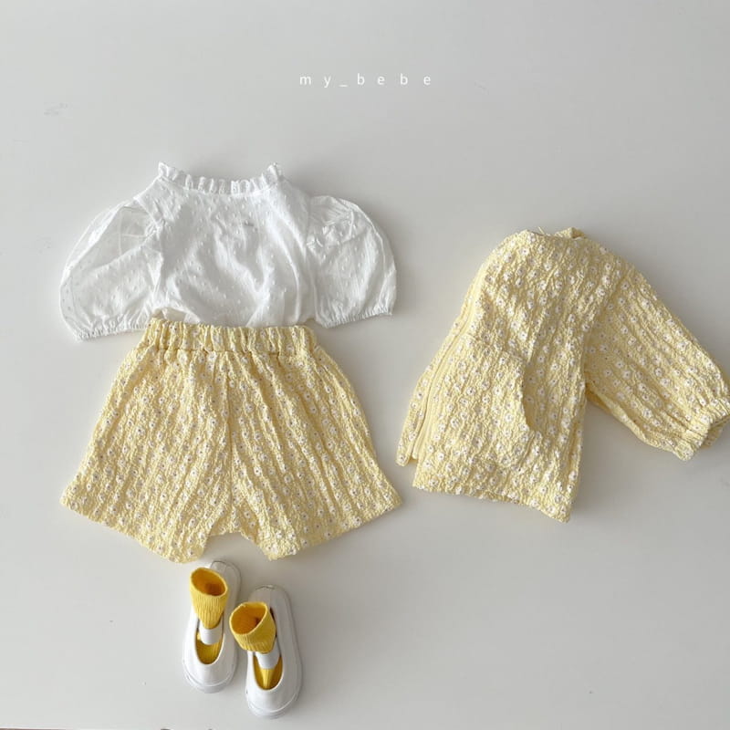 MY BEBE - Korean Children Fashion - #Kfashion4kids - Lace Shirring Blouse - 11