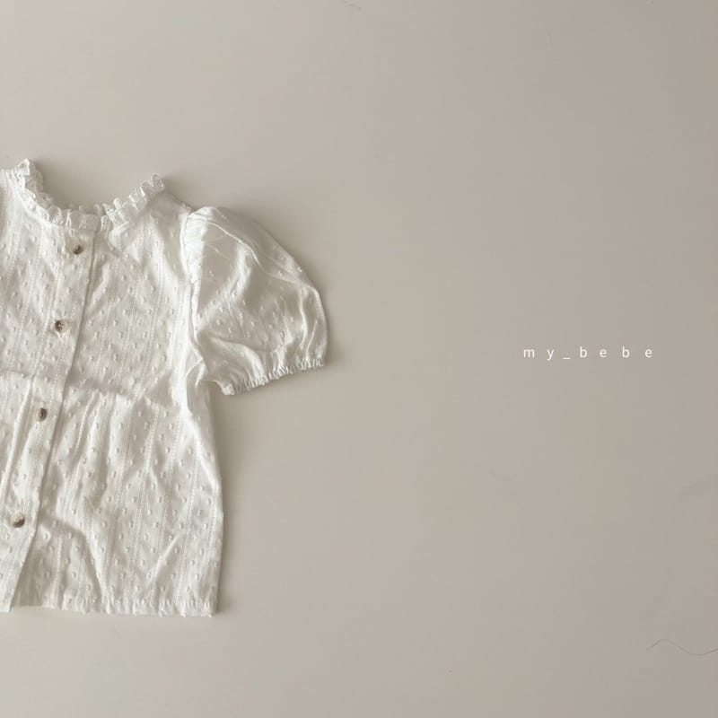 MY BEBE - Korean Children Fashion - #Kfashion4kids - Lace Shirring Blouse - 7