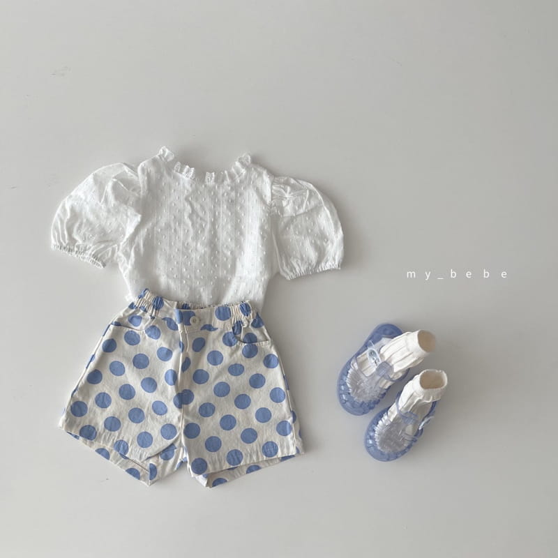 MY BEBE - Korean Children Fashion - #Kfashion4kids - Lace Shirring Blouse - 9
