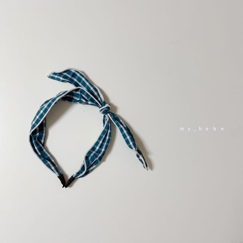 MY BEBE - Korean Children Fashion - #Kfashion4kids - Check Wire Hairband  - 2