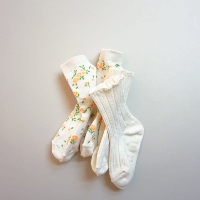 MY SOCKS - Korean Children Fashion - #Kfashion4kids - Hanrabong Socks [set of 2]