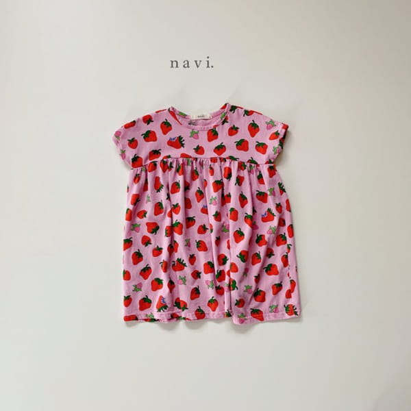 NAVI - Korean Children Fashion - #Kfashion4kids - Strawberry One-piece - 10
