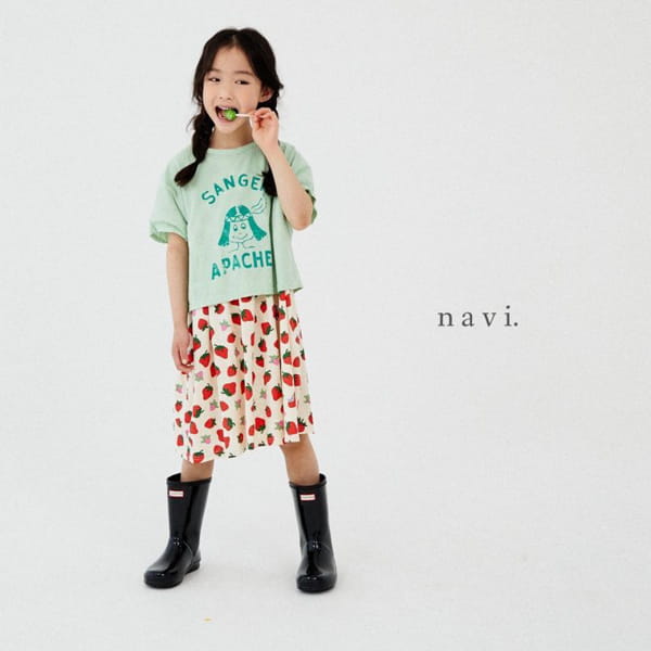 NAVI - Korean Children Fashion - #Kfashion4kids - Strawberry One-piece - 2