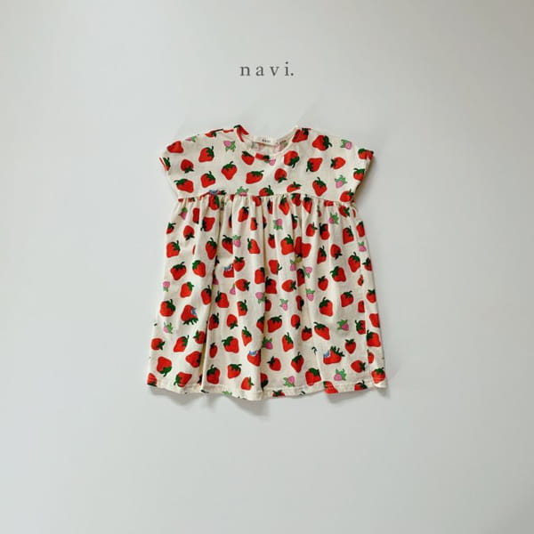 NAVI - Korean Children Fashion - #Kfashion4kids - Strawberry One-piece - 9