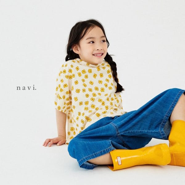 NAVI - Korean Children Fashion - #Kfashion4kids - Daily Flower Tee