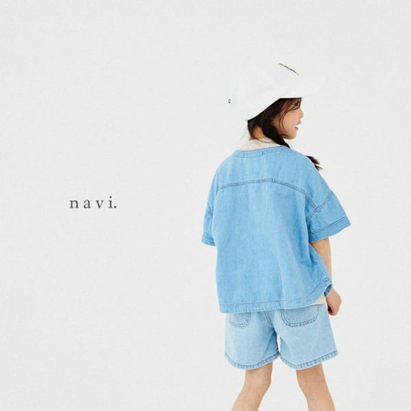 NAVI - Korean Children Fashion - #Kfashion4kids - Very Denim Shirt - 5