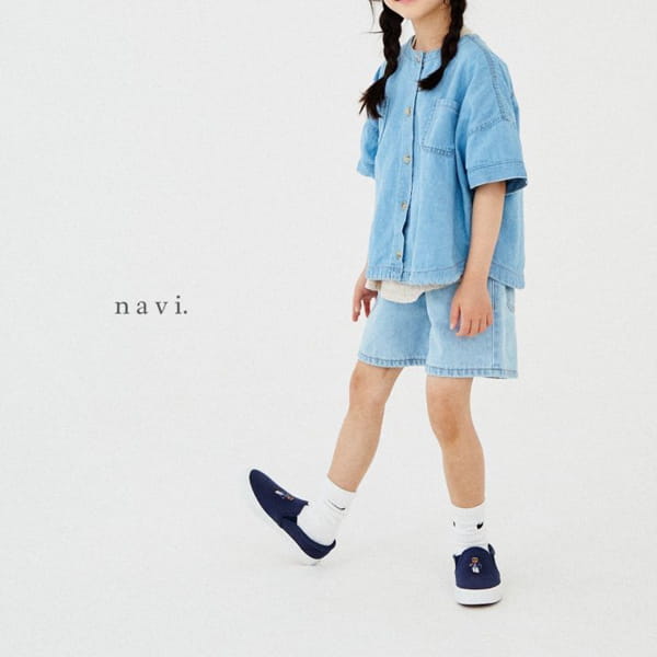 NAVI - Korean Children Fashion - #Kfashion4kids - Very Denim Shirt - 6