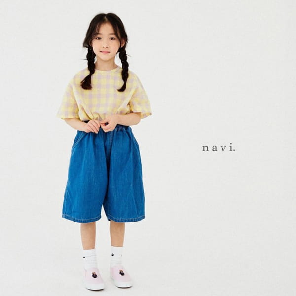 NAVI - Korean Children Fashion - #Kfashion4kids - Bubble Denim Shorts - 4