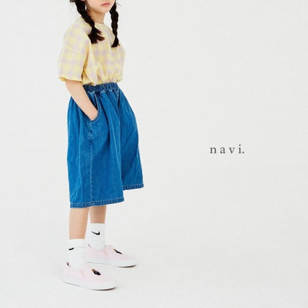 NAVI - Korean Children Fashion - #Kfashion4kids - Bubble Denim Shorts - 5