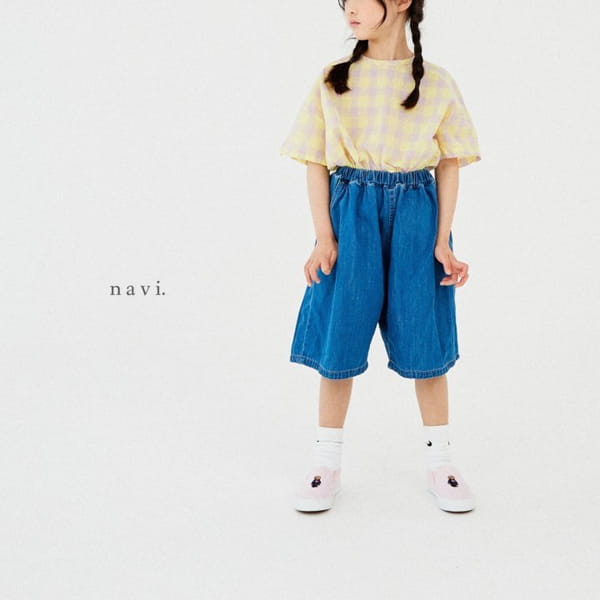 NAVI - Korean Children Fashion - #Kfashion4kids - Bubble Denim Shorts - 6