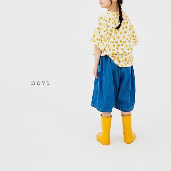 NAVI - Korean Children Fashion - #Kfashion4kids - Bubble Denim Shorts - 7