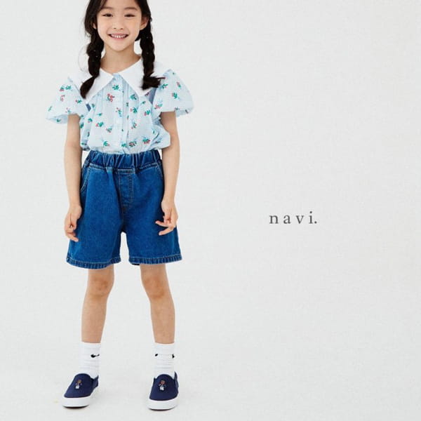 NAVI - Korean Children Fashion - #Kfashion4kids - Lami Denim Shorts