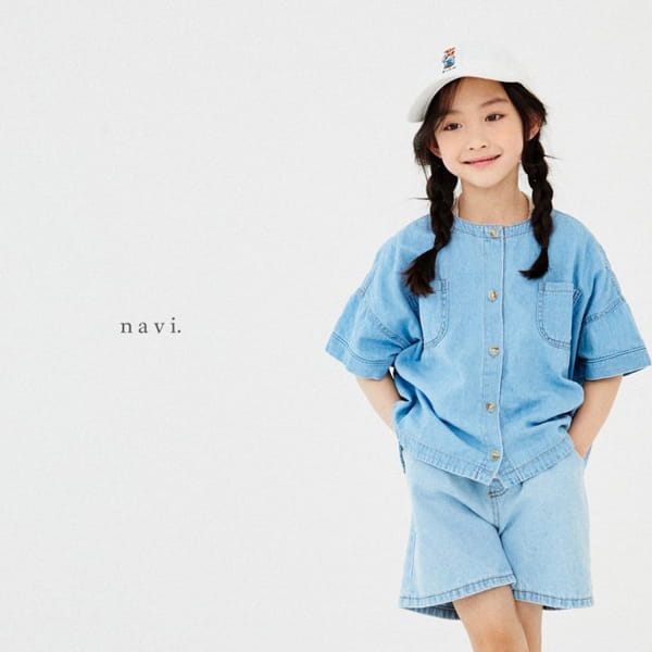 NAVI - Korean Children Fashion - #Kfashion4kids - Lami Denim Shorts - 7