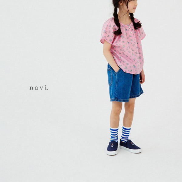 NAVI - Korean Children Fashion - #Kfashion4kids - Lami Denim Shorts - 9