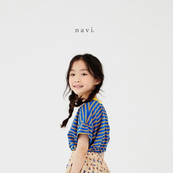 NAVI - Korean Children Fashion - #Kfashion4kids - Ppi Ppi Stripes Tee