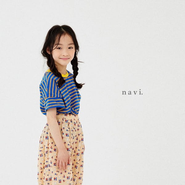 NAVI - Korean Children Fashion - #Kfashion4kids - Ppi Ppi Stripes Tee - 5