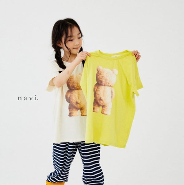 NAVI - Korean Children Fashion - #Kfashion4kids - Bear Long Tee - 10
