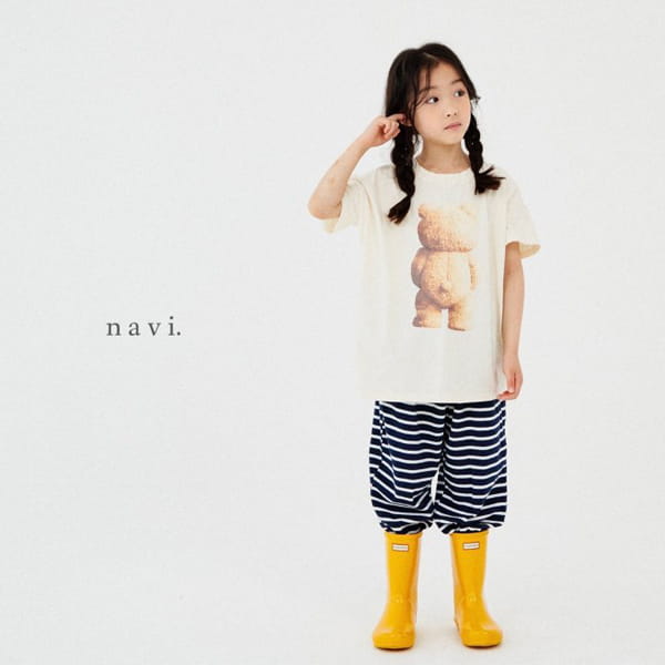 NAVI - Korean Children Fashion - #Kfashion4kids - Bear Long Tee - 2