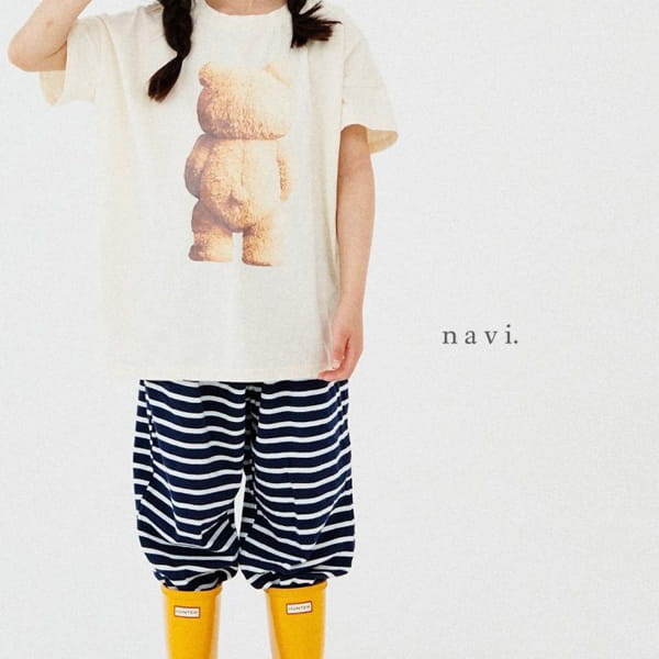 NAVI - Korean Children Fashion - #Kfashion4kids - Bear Long Tee - 4