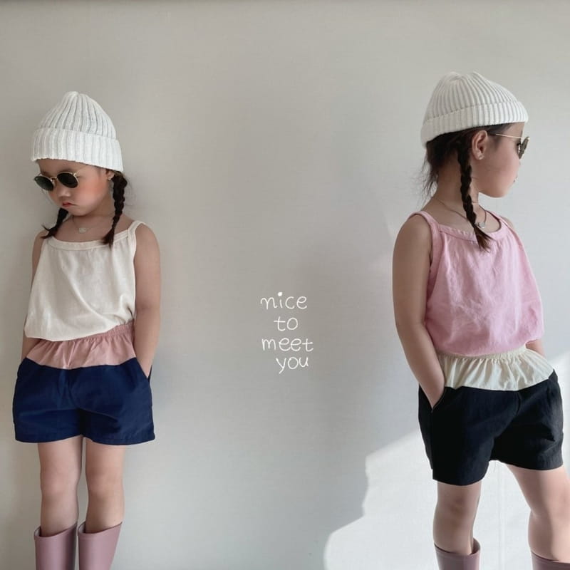 NICE TO MEET YOU - Korean Children Fashion - #Kfashion4kids - Line Color Shorts - 7
