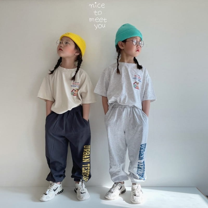 NICE TO MEET YOU - Korean Children Fashion - #Kfashion4kids - Tory Jogger Pants - 10