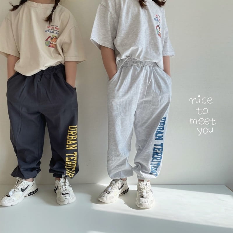 NICE TO MEET YOU - Korean Children Fashion - #Kfashion4kids - Tory Jogger Pants - 3