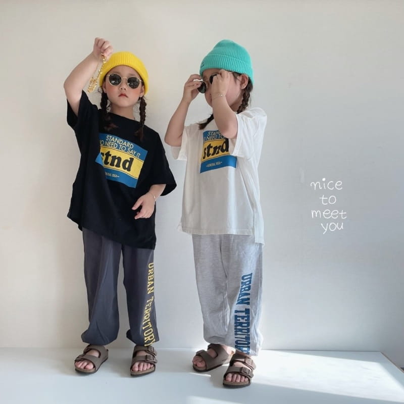 NICE TO MEET YOU - Korean Children Fashion - #Kfashion4kids - Standard Boxy Tee - 4