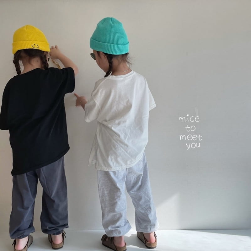 NICE TO MEET YOU - Korean Children Fashion - #Kfashion4kids - Standard Boxy Tee - 5