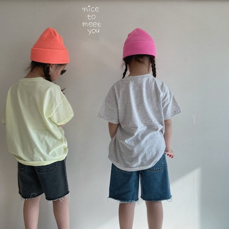 NICE TO MEET YOU - Korean Children Fashion - #Kfashion4kids - Muse Tee - 8