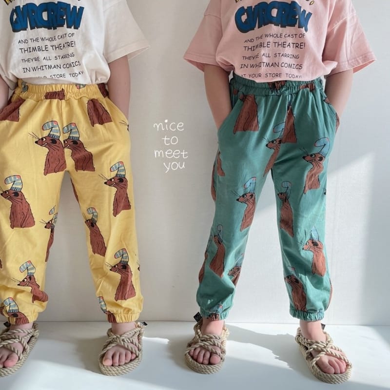 NICE TO MEET YOU - Korean Children Fashion - #Kfashion4kids - Lettering Tee - 7