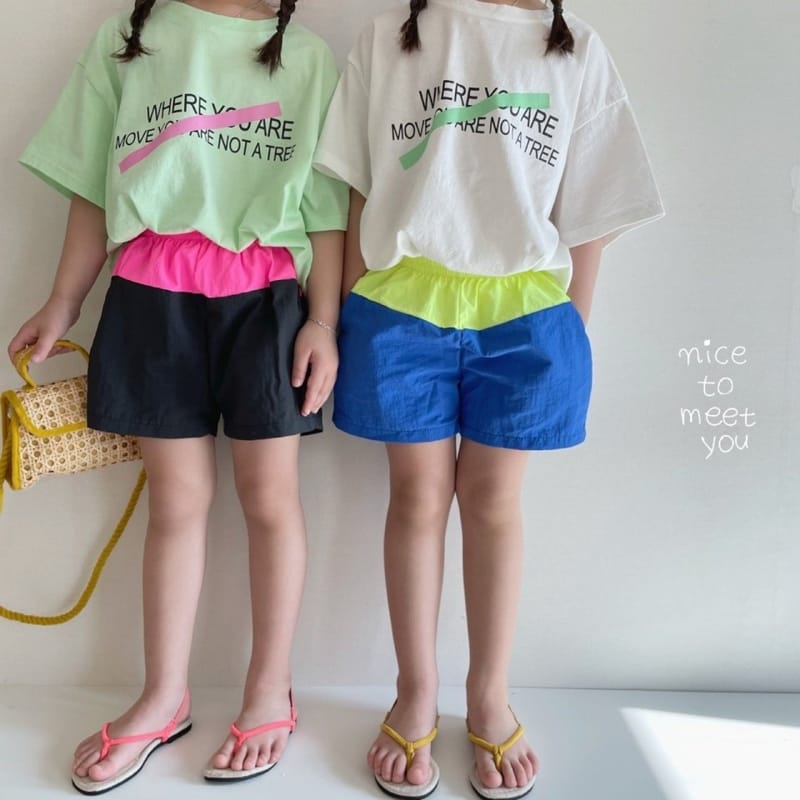 NICE TO MEET YOU - Korean Children Fashion - #Kfashion4kids - Cross Boxy Tee - 8