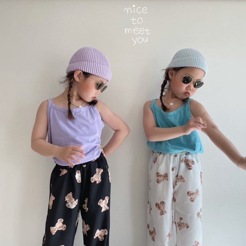 NICE TO MEET YOU - Korean Children Fashion - #Kfashion4kids - Cozy Sleeveless