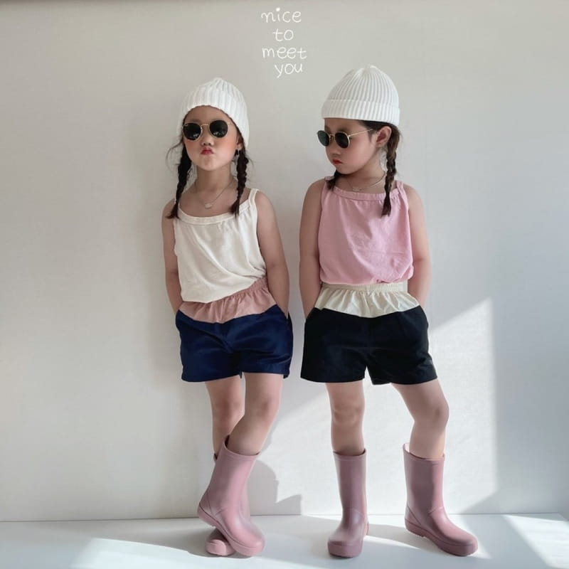 NICE TO MEET YOU - Korean Children Fashion - #Kfashion4kids - Cozy Sleeveless - 6