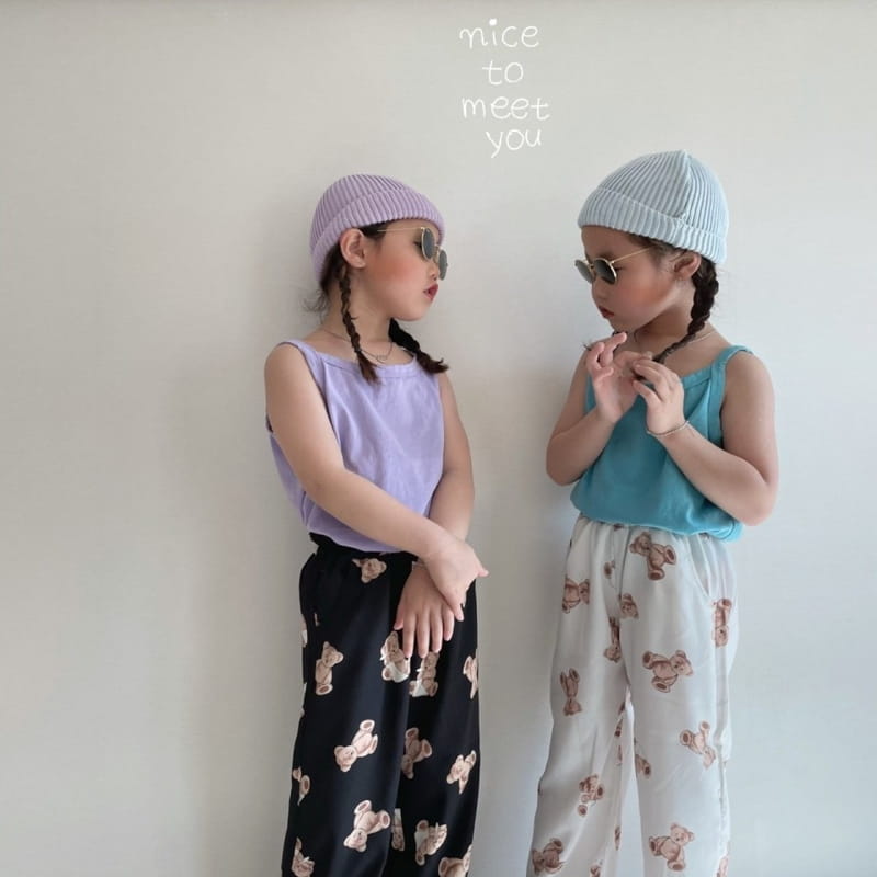 NICE TO MEET YOU - Korean Children Fashion - #Kfashion4kids - Cozy Sleeveless - 9
