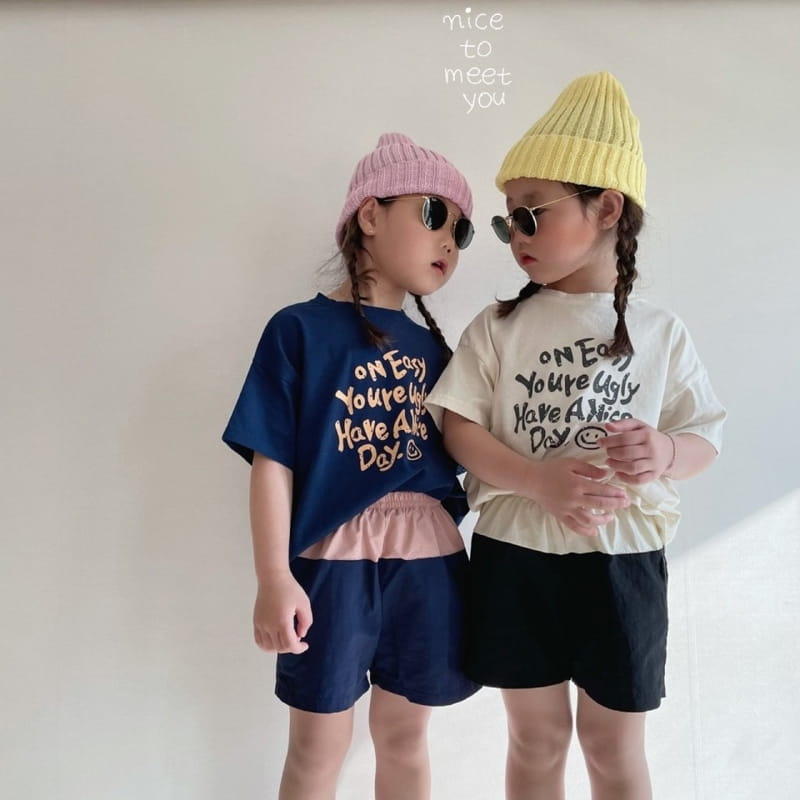 NICE TO MEET YOU - Korean Children Fashion - #Kfashion4kids - Daisy Smile Tee - 11