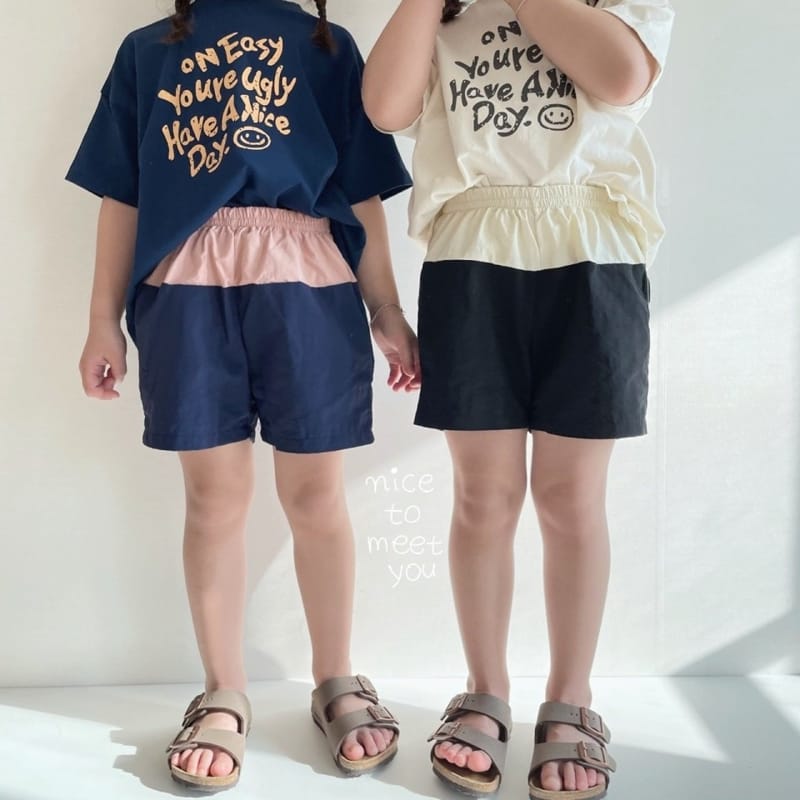 NICE TO MEET YOU - Korean Children Fashion - #Kfashion4kids - Daisy Smile Tee - 12