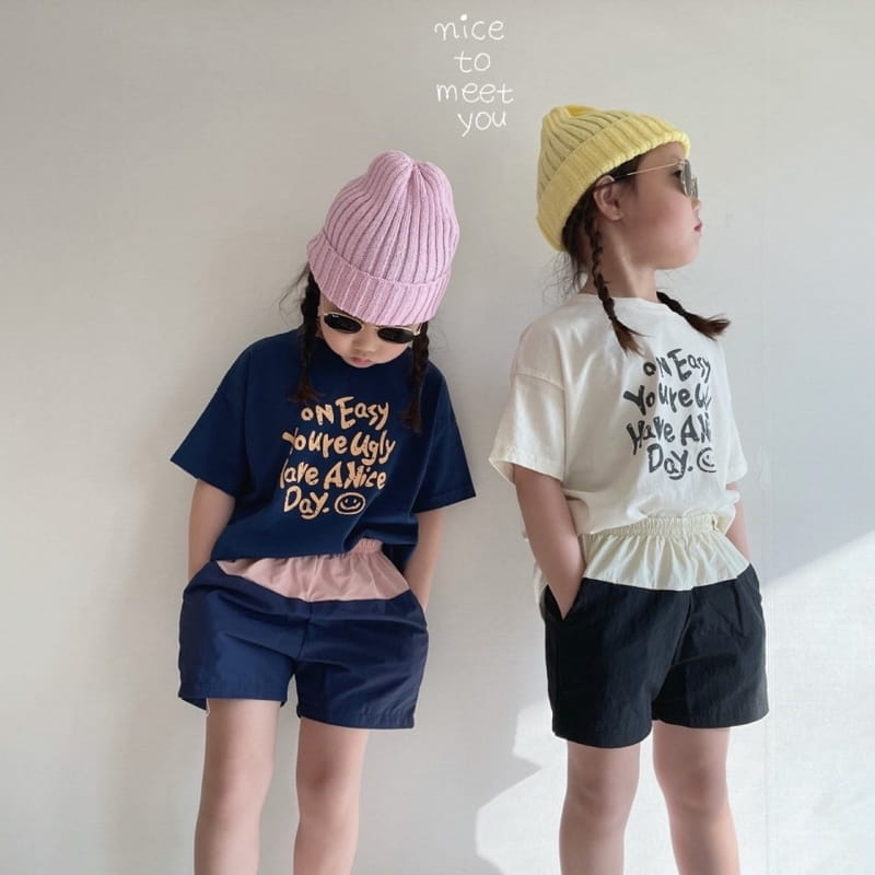 NICE TO MEET YOU - Korean Children Fashion - #Kfashion4kids - Daisy Smile Tee - 2