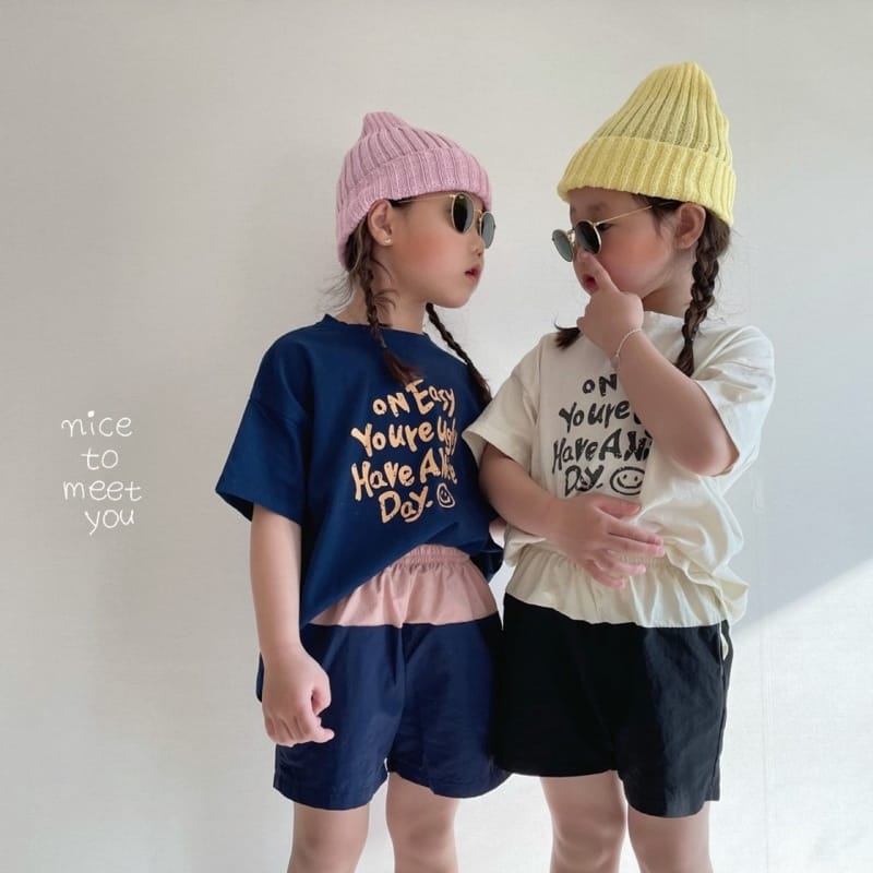 NICE TO MEET YOU - Korean Children Fashion - #Kfashion4kids - Daisy Smile Tee - 4