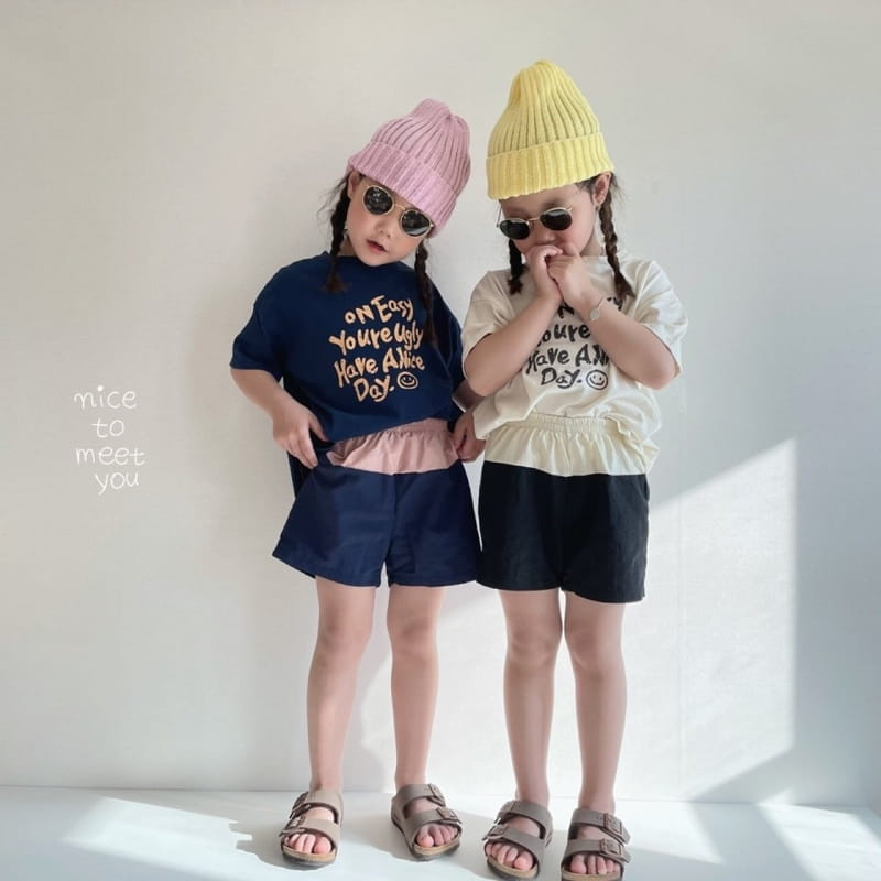 NICE TO MEET YOU - Korean Children Fashion - #Kfashion4kids - Daisy Smile Tee - 5