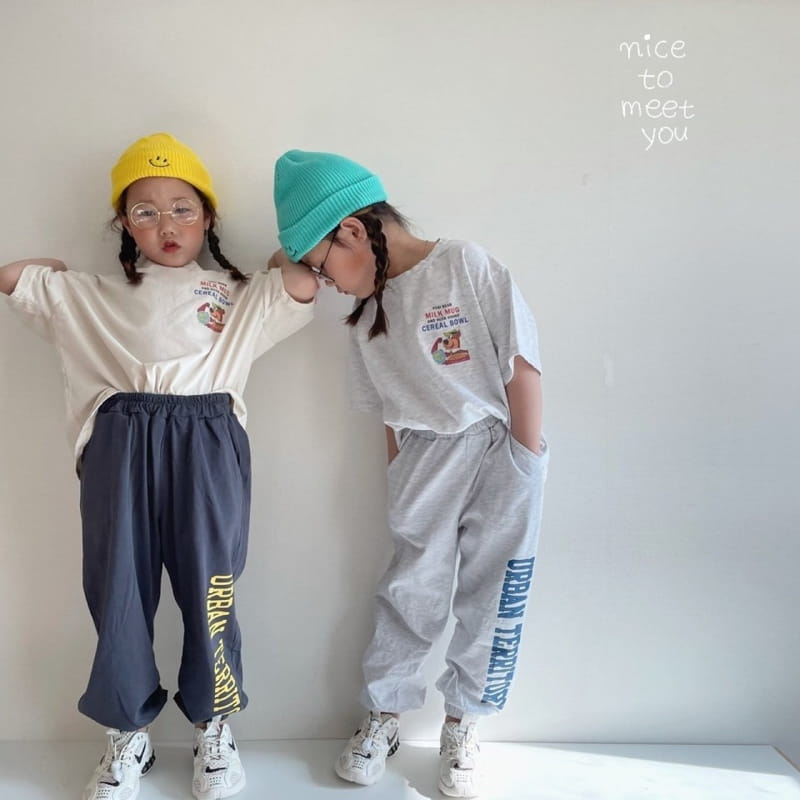 NICE TO MEET YOU - Korean Children Fashion - #Kfashion4kids - Milk Bear Tee - 3