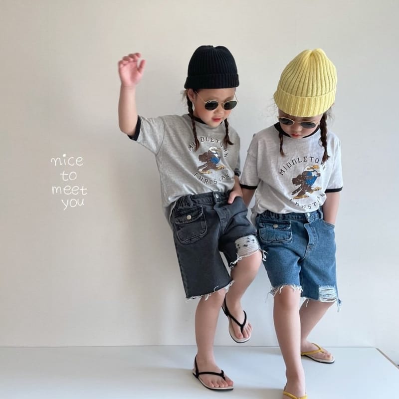NICE TO MEET YOU - Korean Children Fashion - #Kfashion4kids - Eagle Tee