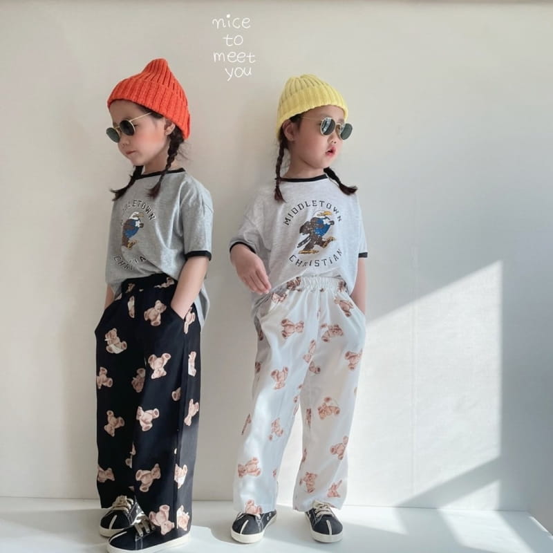 NICE TO MEET YOU - Korean Children Fashion - #Kfashion4kids - Eagle Tee - 10