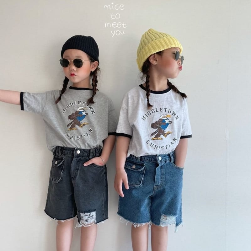 NICE TO MEET YOU - Korean Children Fashion - #Kfashion4kids - Eagle Tee - 2