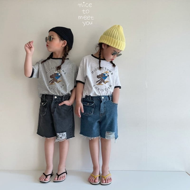 NICE TO MEET YOU - Korean Children Fashion - #Kfashion4kids - Eagle Tee - 7